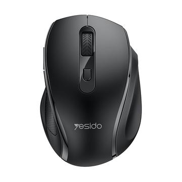 Yesido KB45 2.4G 6-Button Wireless Silent Mouse - Black