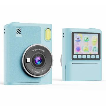 Z900 Kids Instant Print Camera with Creative Filters, 32GB Memory Card - Blue
