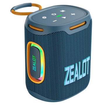 Zealot S122 Portable Bluetooth Speaker with Subwoofer - 25W - Blue