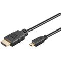 Höghastighets HDMI™-kabel med Ethernet (Micro, 4K @ 60 Hz)