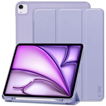 iPad Air 13 2024/2025 Tech-Protect SmartCase Pen Tri-Fold Folio Case - Violet