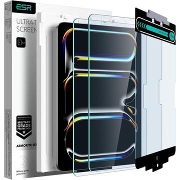 iPad Pro 13 2024/2025 ESR Armorite Tempered Glass Screen Protector - 9H, 0.3mm - 2 Pcs.