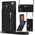 iPhone 11 Hybrid Case with Wallet and Lanyard