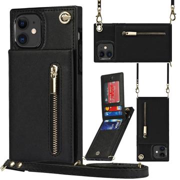 iPhone 11 Hybrid Case with Wallet and Lanyard