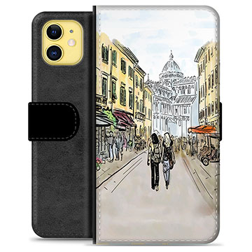 iPhone 11 Premijum Futrola-Novčanik - Italijanska Ulica