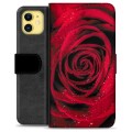 iPhone 11 Premijum Futrola-Novčanik - Ruža