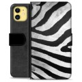 iPhone 11 Premijum Futrola-Novčanik - Zebra