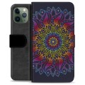 iPhone 11 Pro Premijum Futrola-Novčanik - Šarena Mandala