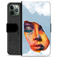 iPhone 11 Pro Premijum Futrola-Novčanik - Face Paint