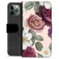 iPhone 11 Pro Premijum Futrola-Novčanik - Romantično Cveće