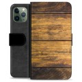 iPhone 11 Pro Premijum Futrola-Novčanik - Drvo