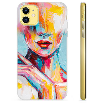 iPhone 11 TPU Maska - Apstraktni Portret