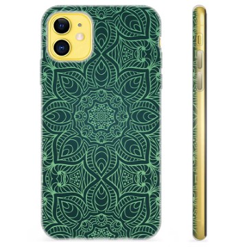 iPhone 11 TPU Maska - Zelena Mandala