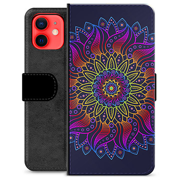 iPhone 12 mini Premijum Futrola-Novčanik - Šarena Mandala