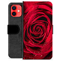 iPhone 12 mini Premijum Futrola-Novčanik - Ruža