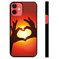 iPhone 12 mini Zaštitna Maska - Silueta Srca