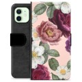 iPhone 12 Premijum Futrola-Novčanik - Romantično Cveće