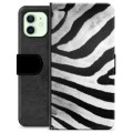 iPhone 12 Premijum Futrola-Novčanik - Zebra