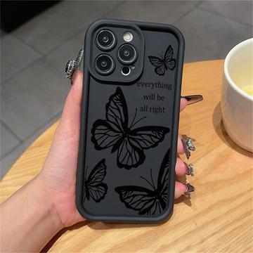iPhone 12 Pro Butterfly Print TPU Case