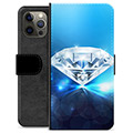 iPhone 12 Pro Max Premijum Futrola-Novčanik - Dijamant