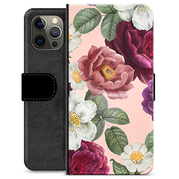 iPhone 12 Pro Max Premijum Futrola-Novčanik - Romantično Cveće