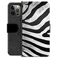 iPhone 12 Pro Max Premijum Futrola-Novčanik - Zebra
