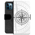 iPhone 12 Pro Premijum Futrola-Novčanik - Kompas