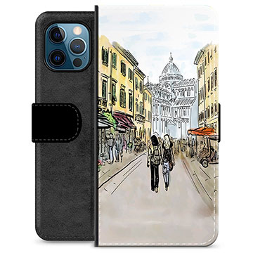 iPhone 12 Pro Premijum Futrola-Novčanik - Italijanska Ulica