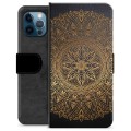 iPhone 12 Pro Premijum Futrola-Novčanik - Mandala