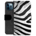 iPhone 12 Pro Premijum Futrola-Novčanik - Zebra