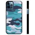 iPhone 12 Pro Protective Cover - Blue Camouflage