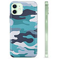 iPhone 12 TPU Case - Blue Camouflage