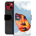 iPhone 13 Mini Premijum Futrola-Novčanik - Face Paint