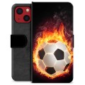iPhone 13 Mini Premijum Futrola-Novčanik - Fudbalski Plamen