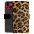 iPhone 13 Mini Premijum Futrola-Novčanik - Leopard