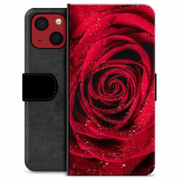 iPhone 13 Mini Premijum Futrola-Novčanik - Ruža
