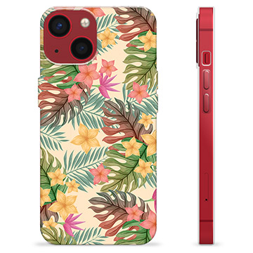 iPhone 13 Mini TPU Maska - Roze Cveće