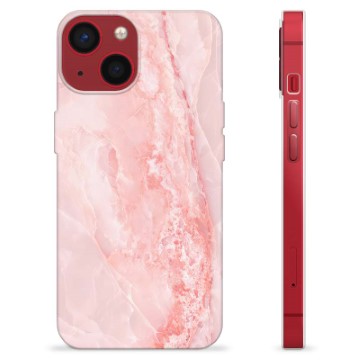 iPhone 13 Mini TPU Maska - Roze Mermer