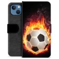 iPhone 13 Premijum Futrola-Novčanik - Fudbalski Plamen