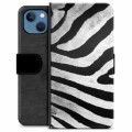 iPhone 13 Premijum Futrola-Novčanik - Zebra
