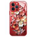 iPhone 13 Pro Max Flower Bouquet Hybrid Case - Red
