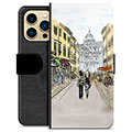 iPhone 13 Pro Max Premijum Futrola-Novčanik - Italijanska Ulica