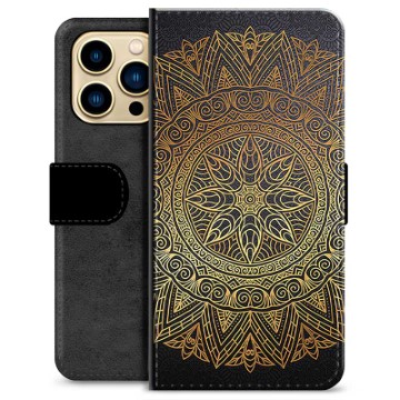iPhone 13 Pro Max Premijum Futrola-Novčanik - Mandala