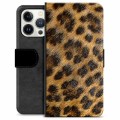 iPhone 13 Pro Premijum Futrola-Novčanik - Leopard
