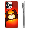 iPhone 13 Pro TPU Maska - Silueta Srca