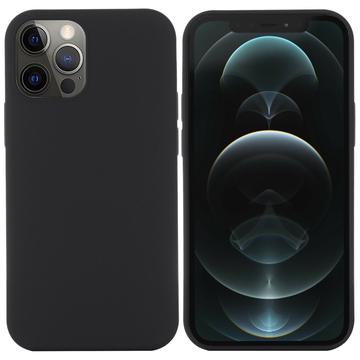 iPhone 14 Pro Maska od Tečnog Silikona - Kompatibilna sa MagSafe - Crna