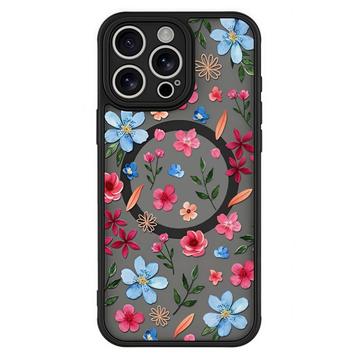 iPhone 14 Pro Stylish Protective Magnetic Case - Colorful Flowers