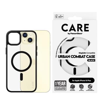 iPhone 15 Plus PanzerGlass Care Urban Combat Case - MagSafe Compatible - Black