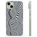 iPhone 15 Plus TPU Maska - Hipno Zebra
