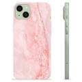 iPhone 15 Plus TPU Maska - Roze Mermer